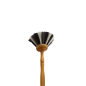 Preview: Staubpinsel "Zebra" von der Seite