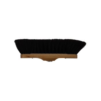 Preview: Besen Rosshaar ohne Stiel, lackiert, 30 cm
