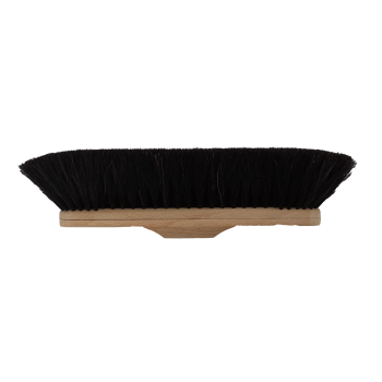 Preview: Besen Rosshaar ohne Stiel, naturbelassen, 30 cm