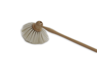 Staubwedel mit hellem Besatz.