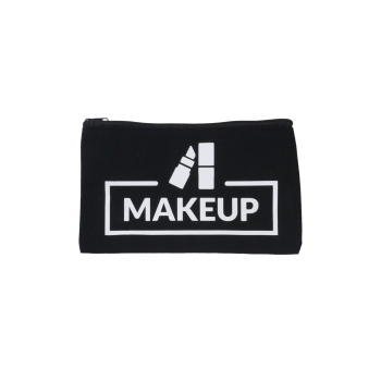 Eine Schwarze Make Up Tasche