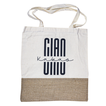 Die Tasche mit dem Motto Ciao Kakao von vorne