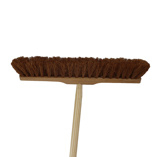 Besen Kokos mit Stiel, 40 cm