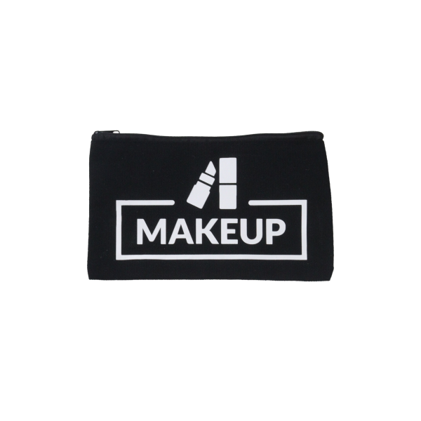 Eine Schwarze Make Up Tasche